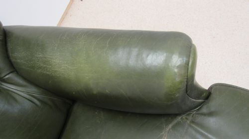 LOVELY VICTORIAN LEATHER CLUB ARMCHAIR - ADDITIONAL PHOTO 6