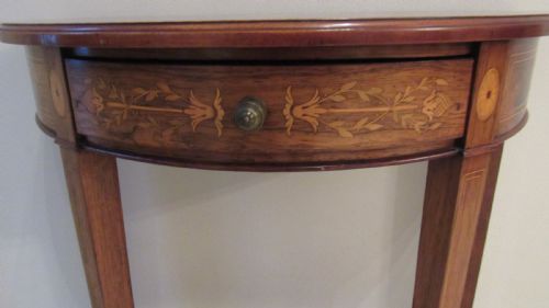 SUPERB INLAID CONSOLE TABLE - ADDITIONAL PHOTO 13