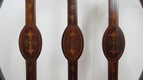 LOVELY EDWARDIAN INLAID DESK ARMCHAIR - ADDITIONAL PHOTO 3
