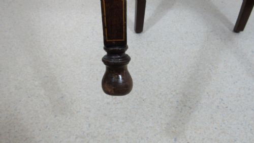 LOVELY EDWARDIAN INLAID DESK ARMCHAIR - ADDITIONAL PHOTO 11