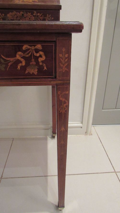 SUPERB EDWARDIAN MARQUETRY DESK - ADDITIONAL PHOTO 8