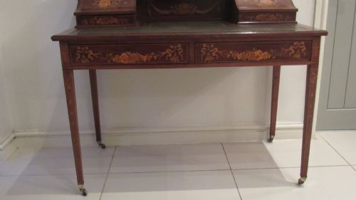 SUPERB EDWARDIAN MARQUETRY DESK - ADDITIONAL PHOTO 18