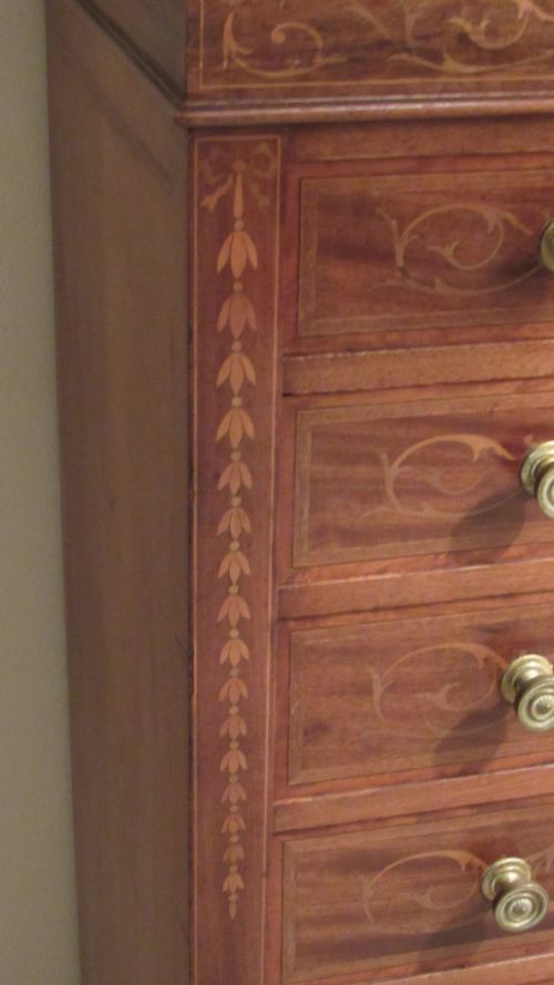 EDWARDS AND ROBERTS MARQUETRY WELLINGTON CHEST - ADDITIONAL PHOTO 18