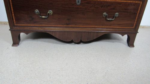 GEORGIAN INLAID CHEST OF DRAWERS - ADDITIONAL PHOTO 5
