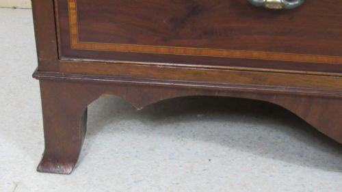 GEORGIAN INLAID CHEST OF DRAWERS - ADDITIONAL PHOTO 6