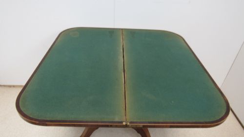WONDERFUL ROSEWOOD CARD TABLE - ADDITIONAL PHOTO 10