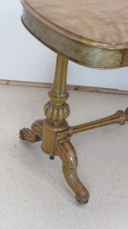 SATIN WALNUT LIBRARY TABLE - ADDITIONAL PHOTO 12