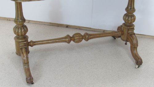 SATIN WALNUT LIBRARY TABLE - ADDITIONAL PHOTO 13