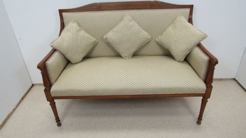 SUPERB ELEGANT SATINWOOD SOFA - ADDITIONAL PHOTO 6