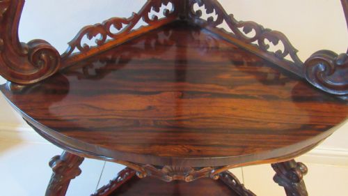 SUPERB ROSEWOOD CORNER WOTNOT - ADDITIONAL PHOTO 23