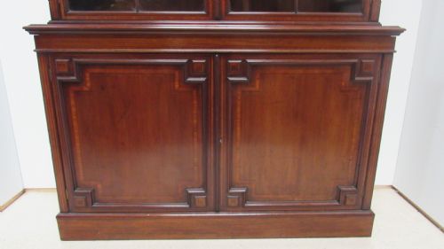 SUPERB 19THC LIBRARY BOOKCASE - ADDITIONAL PHOTO 2