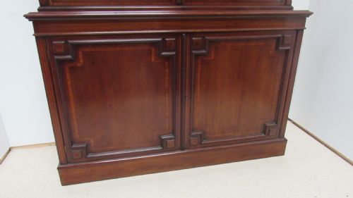 SUPERB 19THC LIBRARY BOOKCASE - ADDITIONAL PHOTO 10
