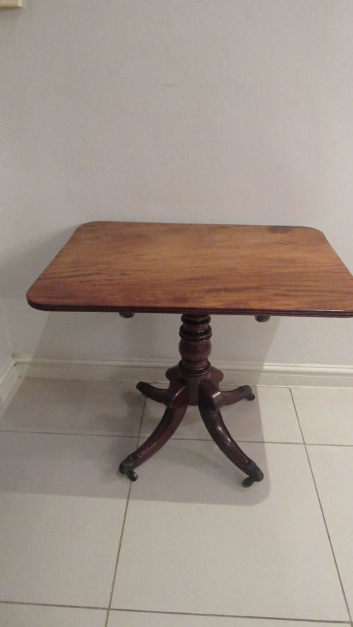 REGENCY SIDE TABLE IN MAHOGANY - ADDITIONAL PHOTO 2