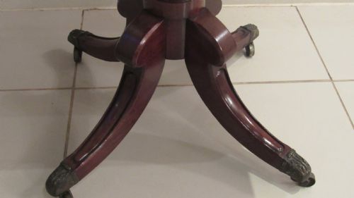 REGENCY SIDE TABLE IN MAHOGANY - ADDITIONAL PHOTO 4