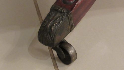REGENCY SIDE TABLE IN MAHOGANY - ADDITIONAL PHOTO 5