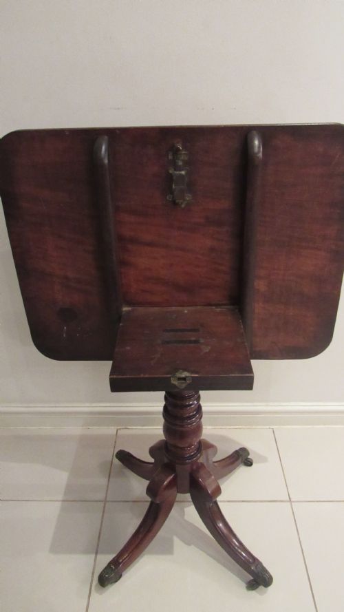 REGENCY SIDE TABLE IN MAHOGANY - ADDITIONAL PHOTO 8