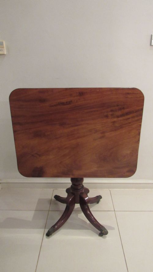 REGENCY SIDE TABLE IN MAHOGANY - ADDITIONAL PHOTO 10