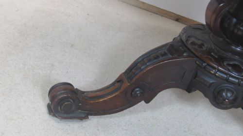 WONDERFUL SHAPED CIRCULAR ROSEWOOD TABLE - ADDITIONAL PHOTO 8
