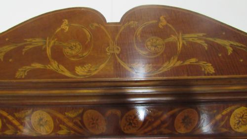 SUPERB MARQUETRY DISPLAY CABINET - ADDITIONAL PHOTO 2