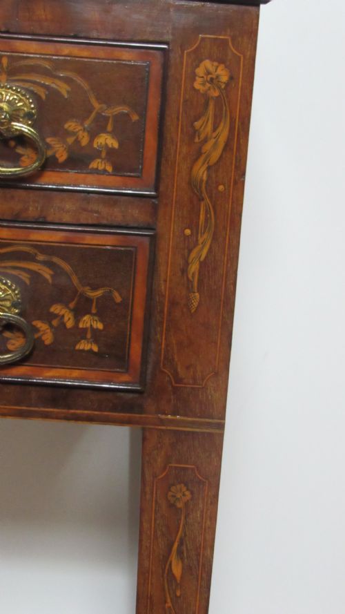SUPERB MARQUETRY DISPLAY CABINET - ADDITIONAL PHOTO 7