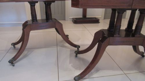 WONDERFUL PAIR OF GEORGIAN MAHOGANY CARD TABLES - ADDITIONAL PHOTO 10