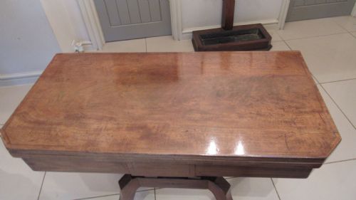 WONDERFUL PAIR OF GEORGIAN MAHOGANY CARD TABLES - ADDITIONAL PHOTO 17