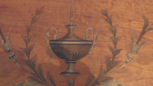 SUPERB SMALL SATINWOOD CONSOLE TABLE - ADDITIONAL PHOTO 6