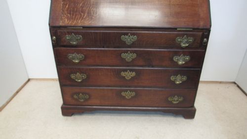 LOVELY 18TH CENTURY OAK BUREAU BOOKCASE - ADDITIONAL PHOTO 1