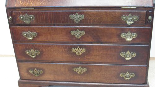 LOVELY 18TH CENTURY OAK BUREAU BOOKCASE - ADDITIONAL PHOTO 13