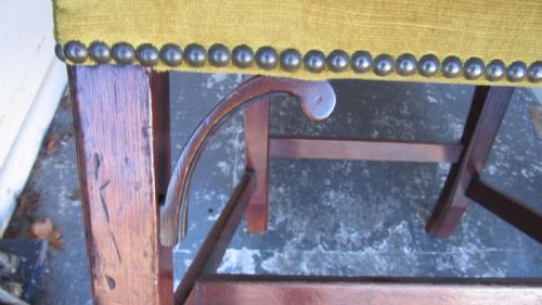 SET OF FOUR WIDE MAHOGANY GEORGIAN CHAIRS - ADDITIONAL PHOTO 3