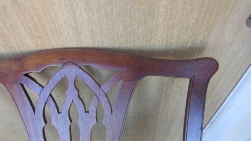 SET OF FOUR WIDE MAHOGANY GEORGIAN CHAIRS - ADDITIONAL PHOTO 5