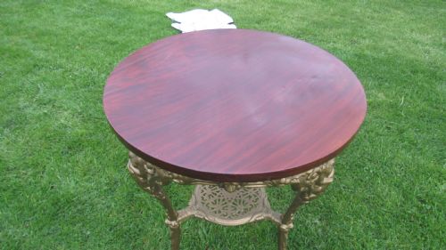 19TH C GARDEN TABLE - ADDITIONAL PHOTO 3