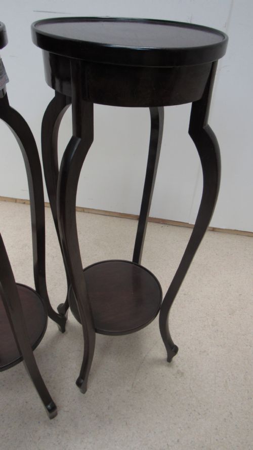 PAIR OF MAHOGANY JARDINIERE STANDS - ADDITIONAL PHOTO 6