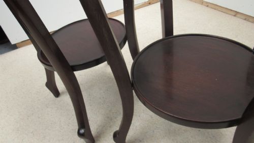 PAIR OF MAHOGANY JARDINIERE STANDS - ADDITIONAL PHOTO 8