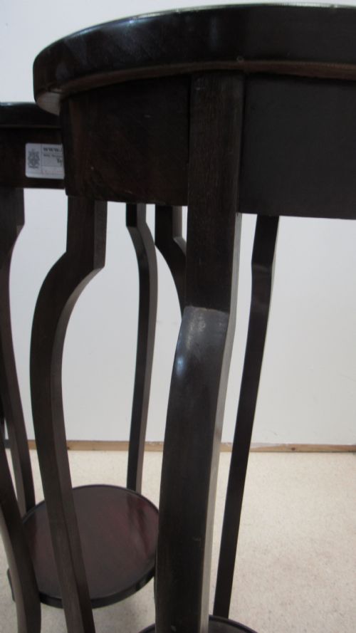 PAIR OF MAHOGANY JARDINIERE STANDS - ADDITIONAL PHOTO 9