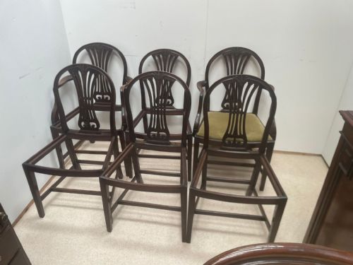 WONDERFUL SET OF 8 MAHOGANY CHAIRS - ADDITIONAL PHOTO 1
