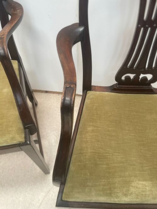 WONDERFUL SET OF 8 MAHOGANY CHAIRS - ADDITIONAL PHOTO 3