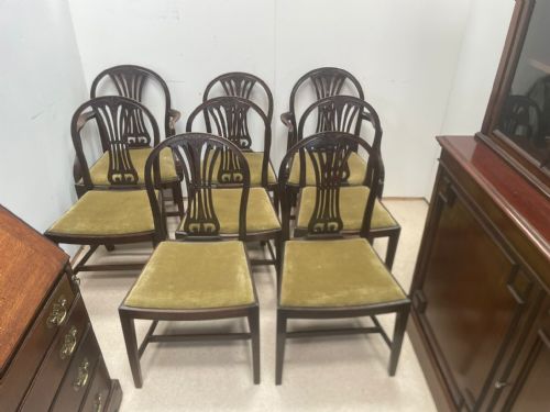 WONDERFUL SET OF 8 MAHOGANY CHAIRS - ADDITIONAL PHOTO 4