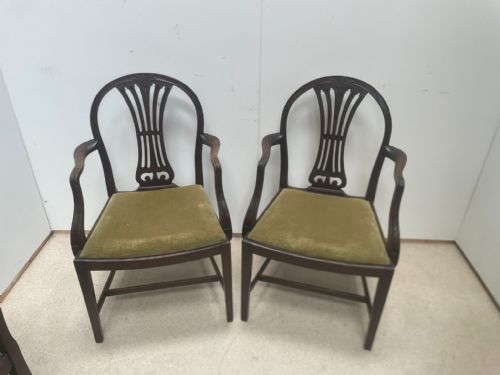 WONDERFUL SET OF 8 MAHOGANY CHAIRS - ADDITIONAL PHOTO 5