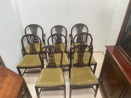 WONDERFUL SET OF 8 MAHOGANY CHAIRS - ADDITIONAL PHOTO 6