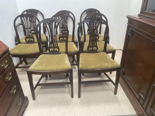 WONDERFUL SET OF 8 MAHOGANY CHAIRS - ADDITIONAL PHOTO 7