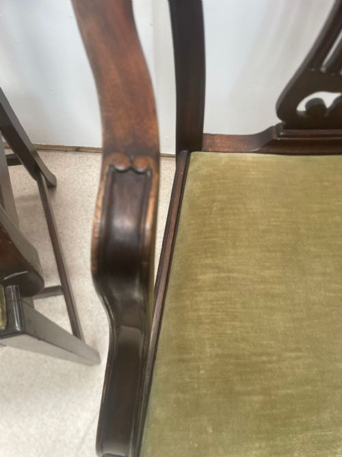 WONDERFUL SET OF 8 MAHOGANY CHAIRS - ADDITIONAL PHOTO 9