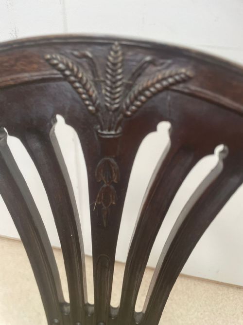 WONDERFUL SET OF 8 MAHOGANY CHAIRS - ADDITIONAL PHOTO 11
