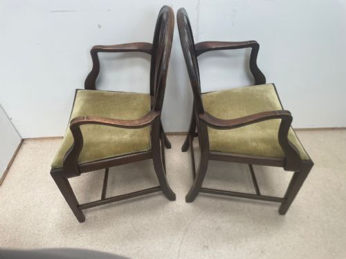 WONDERFUL SET OF 8 MAHOGANY CHAIRS - ADDITIONAL PHOTO 12
