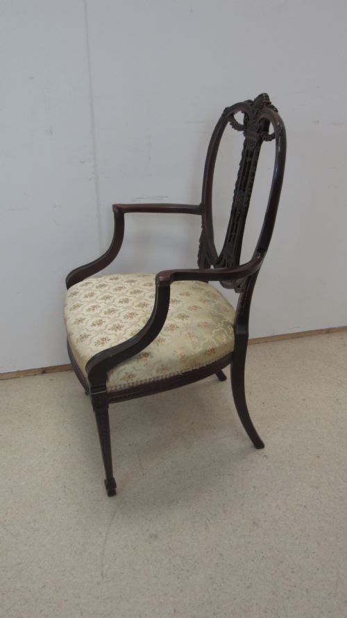A SUPERB QUALITY OFFICE ARM CHAIR - ADDITIONAL PHOTO 10