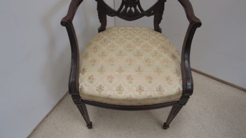 A SUPERB QUALITY OFFICE ARM CHAIR - ADDITIONAL PHOTO 14