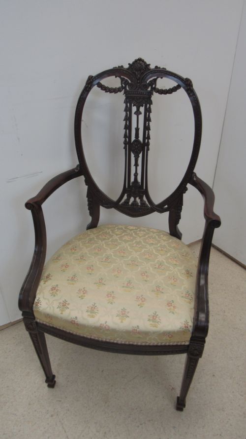 A SUPERB QUALITY OFFICE ARM CHAIR - ADDITIONAL PHOTO 18