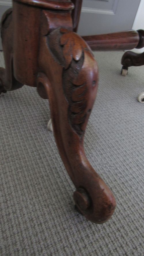 SUPERB WALNUT INLAID BABY SUTHERLAND TABLE - ADDITIONAL PHOTO 10