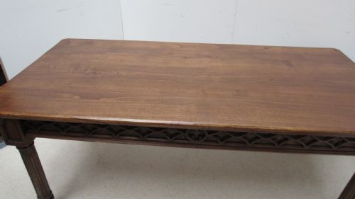 A WONDERFUL OAK GOTHIC REFECTORY TABLE - ADDITIONAL PHOTO 12