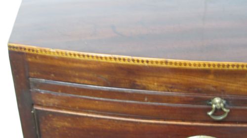 ELEGANT SMALL BOW FRONT CHEST WITH A BRUSHING SLIDE - ADDITIONAL PHOTO 5